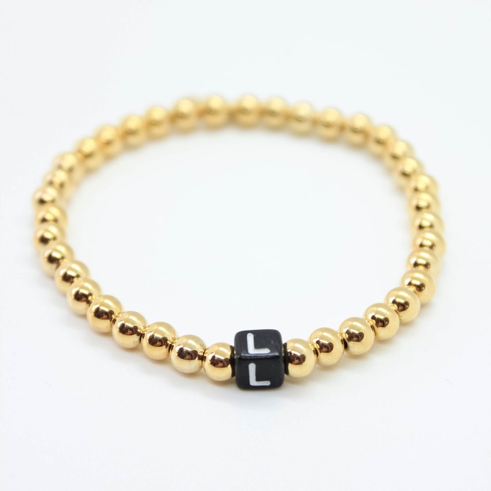New Serefina Alphabet Monogram Bracelet “L”